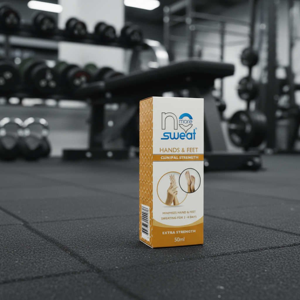 No More Sweat Hands & Feet — Gym Floor