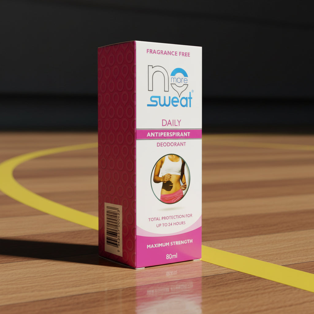 No More Sweat Women's Sport Antiperspirant Cream, Fragrance & Alcohol Free, 80 mL